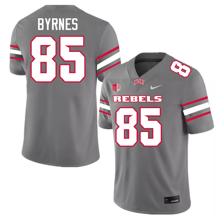 #85 Matt Byrnes UNLV Rebels College Football Jersey Stitched-Grey